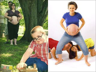 Illustration for article titled These Pregnancy Photos Are So Awkward They'll Make Your Water Break